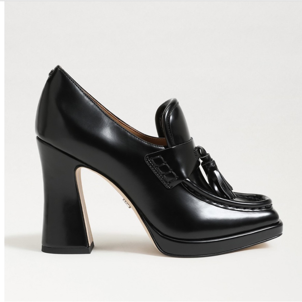 Sam Edelman Black Tassel Heels - Picture 2 of 15